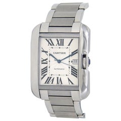Cartier Tank Anglaise W5310008, Silver Dial, Certified and Warranty