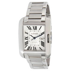 Cartier Tank Anglaise W5310009 Unisex Watch in  Stainless Steel
