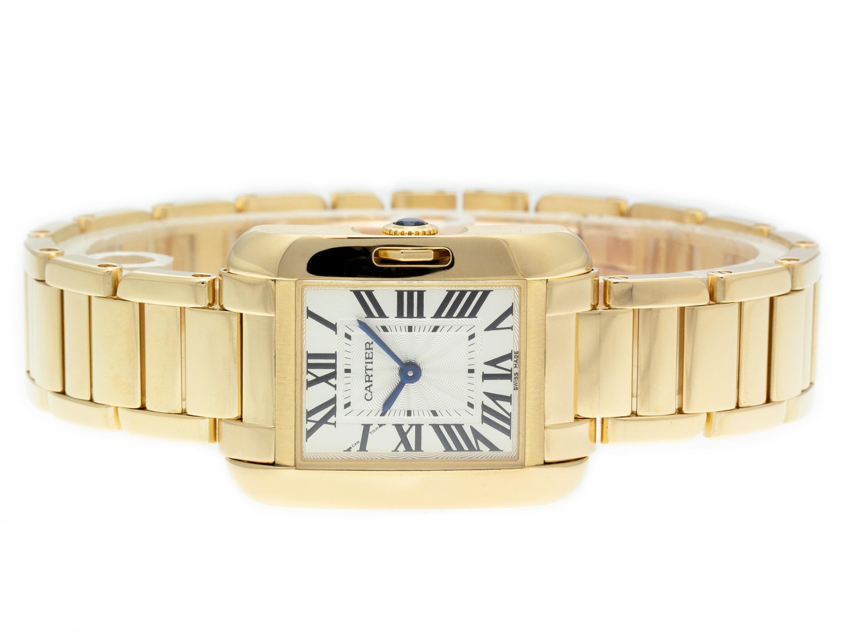 Cartier Tank Anglaise W5310014 In Excellent Condition For Sale In Willow Grove, PA