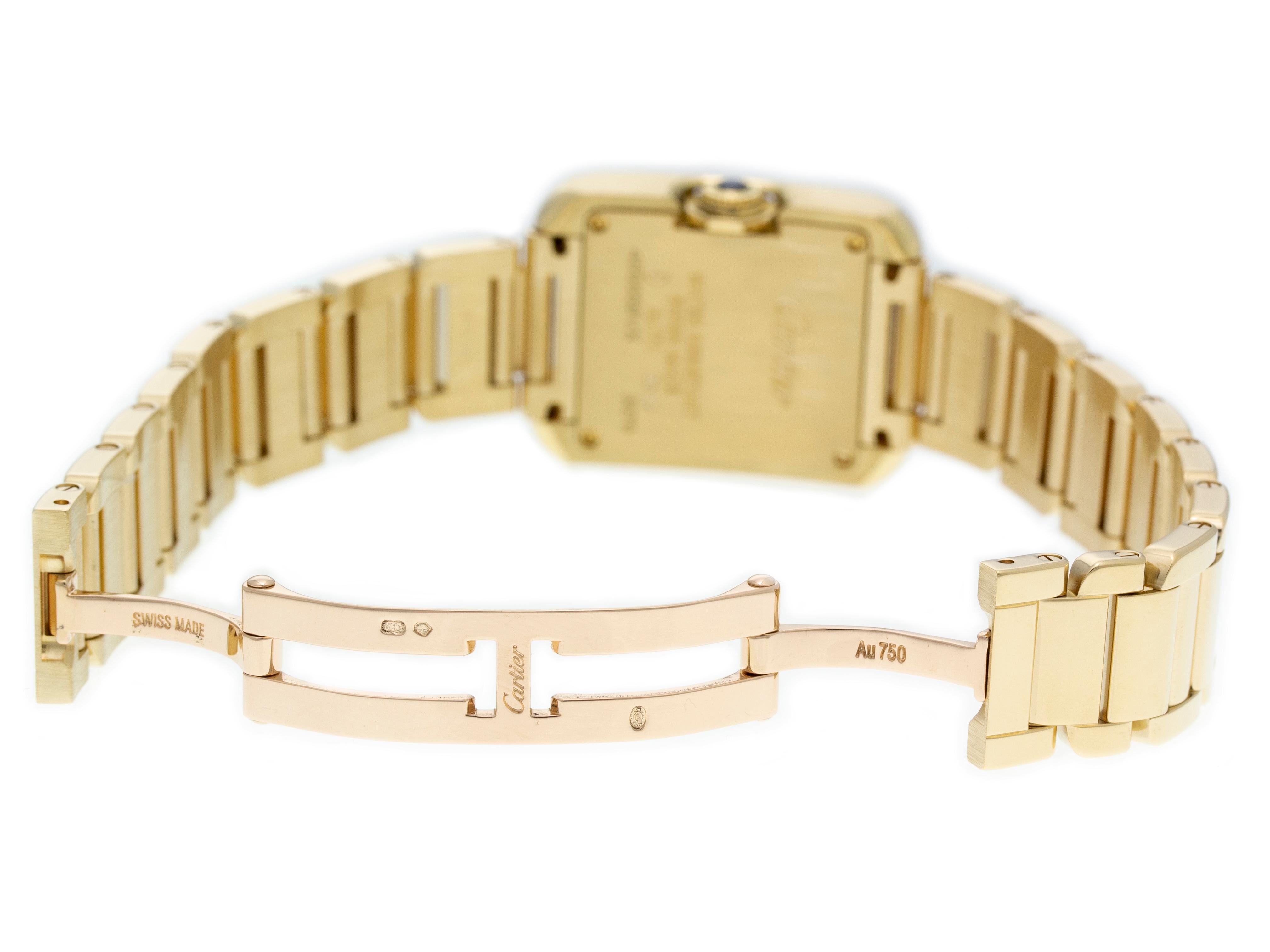 Cartier Tank Anglaise W5310014 For Sale 6