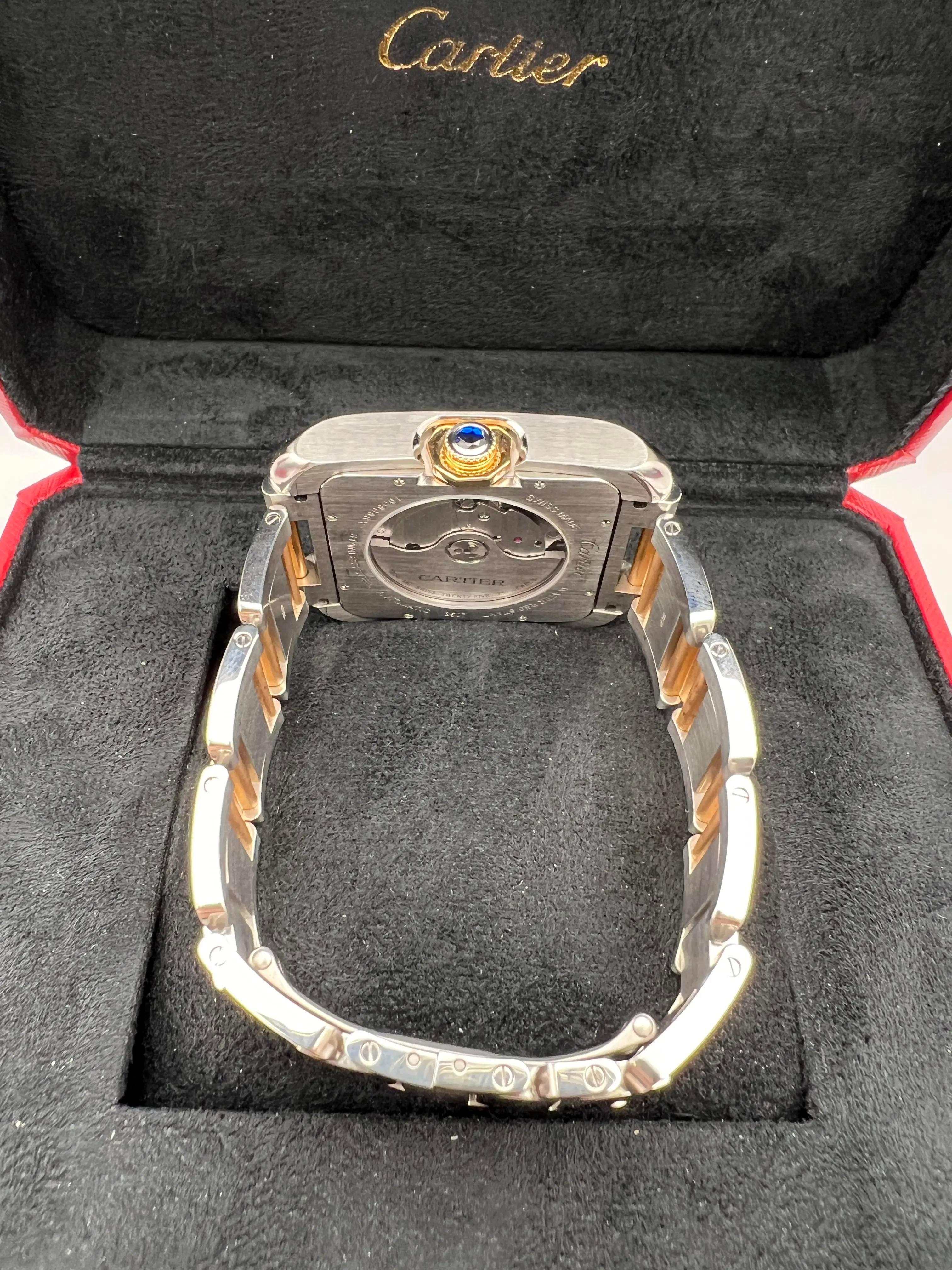 Cartier Tank Anglaise XL Orologio automatico in oro rosa 18 carati e acciaio W5310006 Scatola in vendita 6