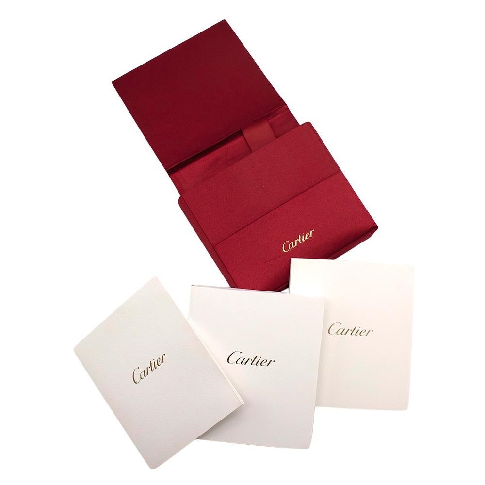 Cartier Tank Anglaise Extra Large 18 Karat White Gold with Diamonds Wristwatch 6