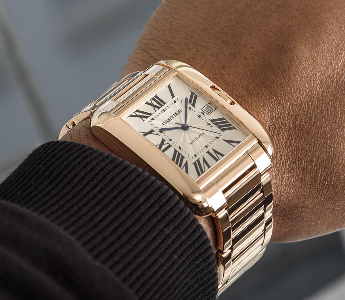 Cartier Tank Anglaise Xl Rose Gold W5310002 1