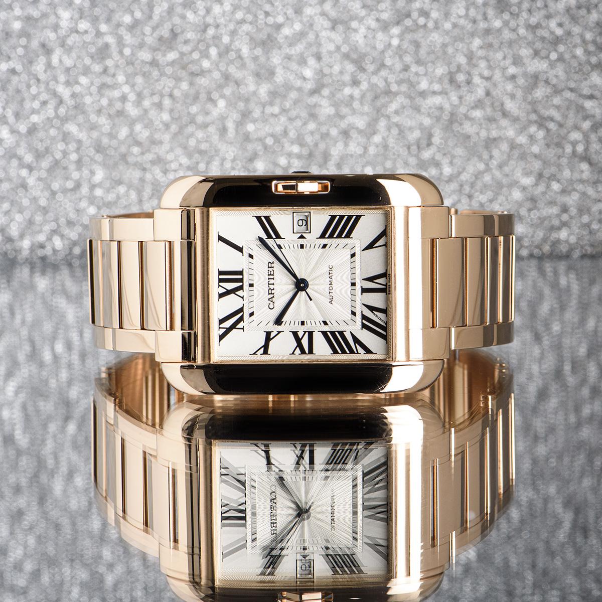 Cartier Tank Anglaise Xl Rose Gold W5310002 2