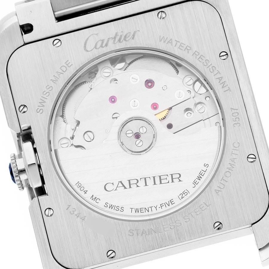 Cartier Tank Anglaise XL Steel Automatic Mens Watch W5310008 Box Papers For Sale 1