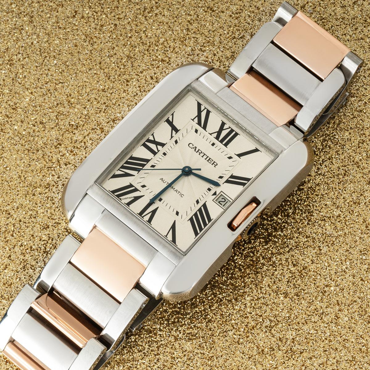 Cartier Tank Anglaise XL W5310006 For Sale 3