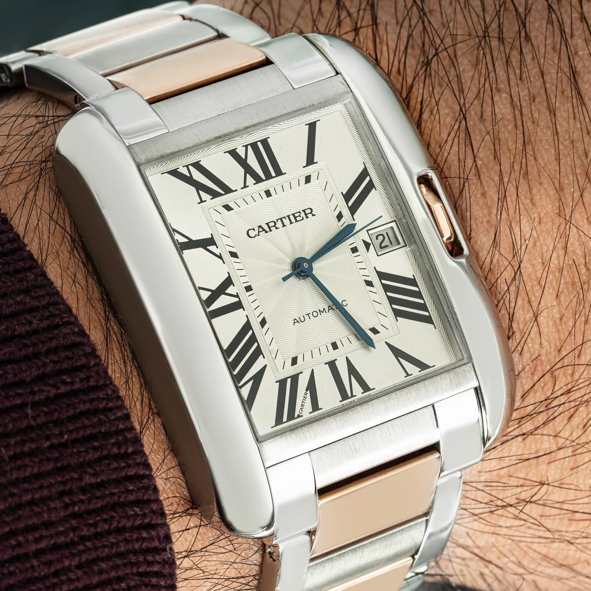 Cartier Tank Anglaise XL W5310006 en vente 4