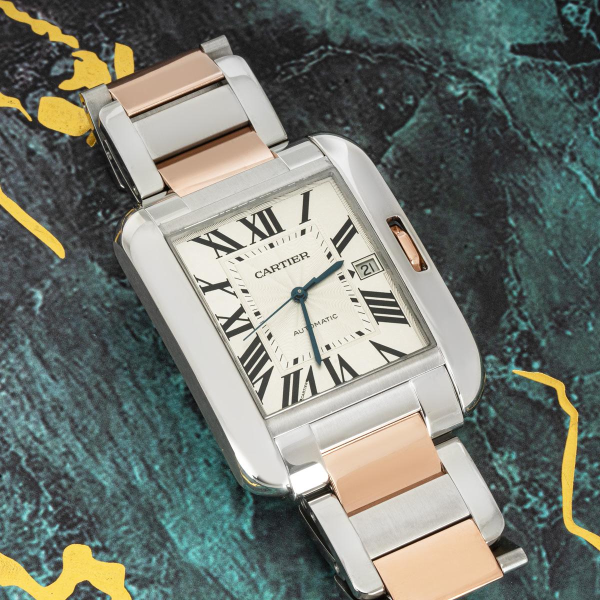 Cartier Tank Anglaise XL W5310006 For Sale 5