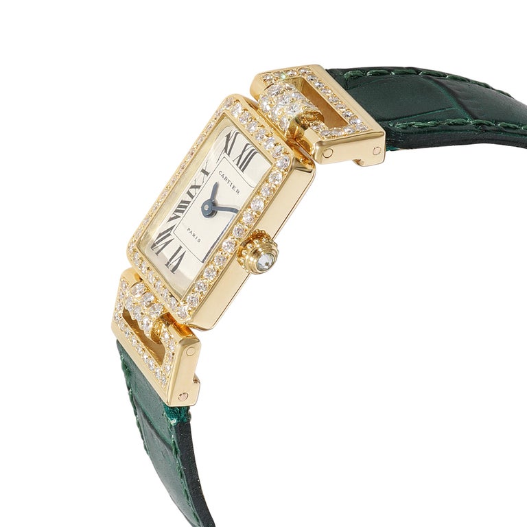 Cartier Tank Art Deco Tank Art Deco Women's Watch in 18kt Yellow Gold In Excellent Condition For Sale In New York, NY