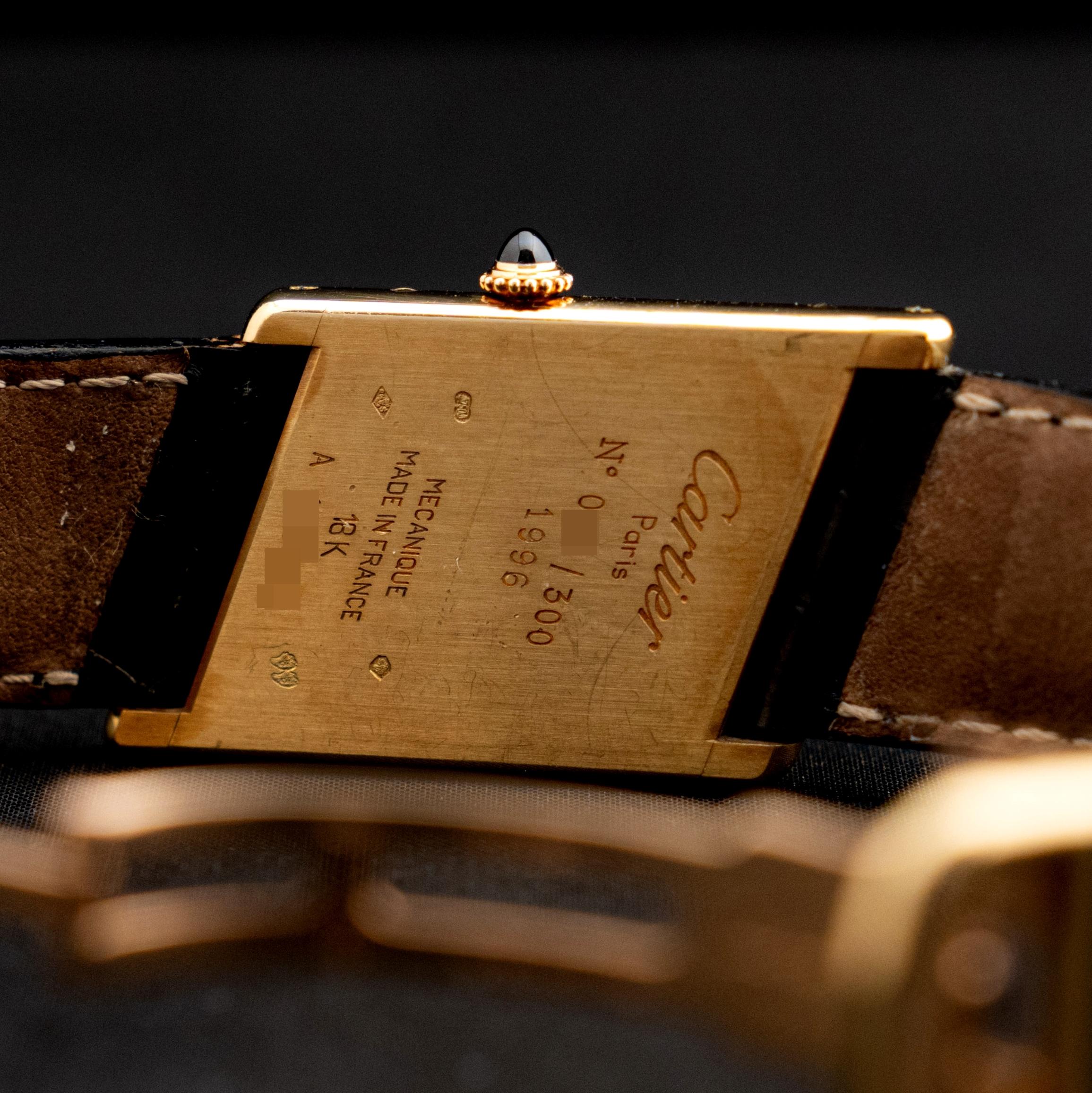 Cartier Tank Asymétrique 18K Gelbgold Limitierte Auflage nur 300 Stück, 1996 2