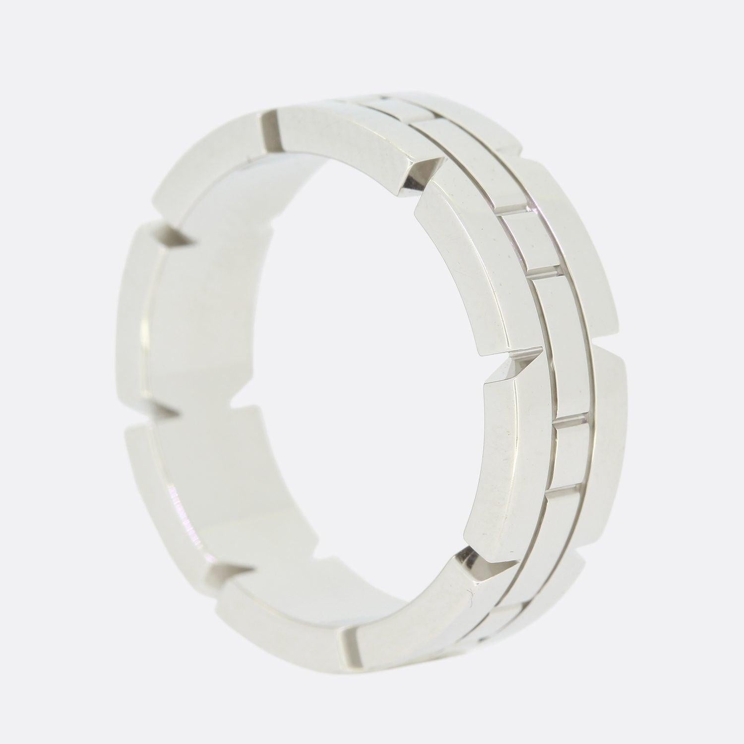 Cartier Tank Band Ring Size N (54) In Good Condition For Sale In London, GB