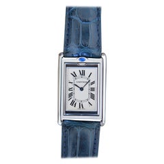 Cartier Tank Basculante LM 2390 Stainless Steel Mechanical Unworn Full Set