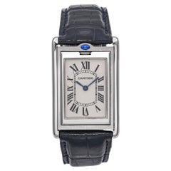 Cartier Tank Basculante Mecanique 2390 Stainless Steel Men's Watch