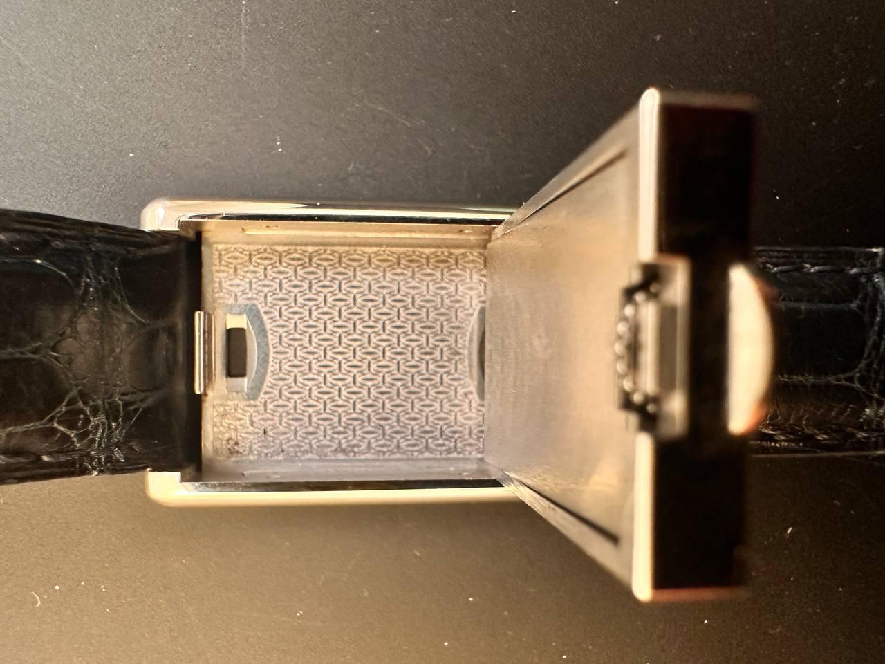 Cartier: Tank Basculante-Quarz-Uhr 6