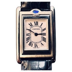 Cartier: Tank Basculante-Quarz-Uhr
