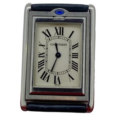 Retro Cartier Tank Basculante Ref 2390 Mécanique 'Manual' Rectangle Watch, Full Set