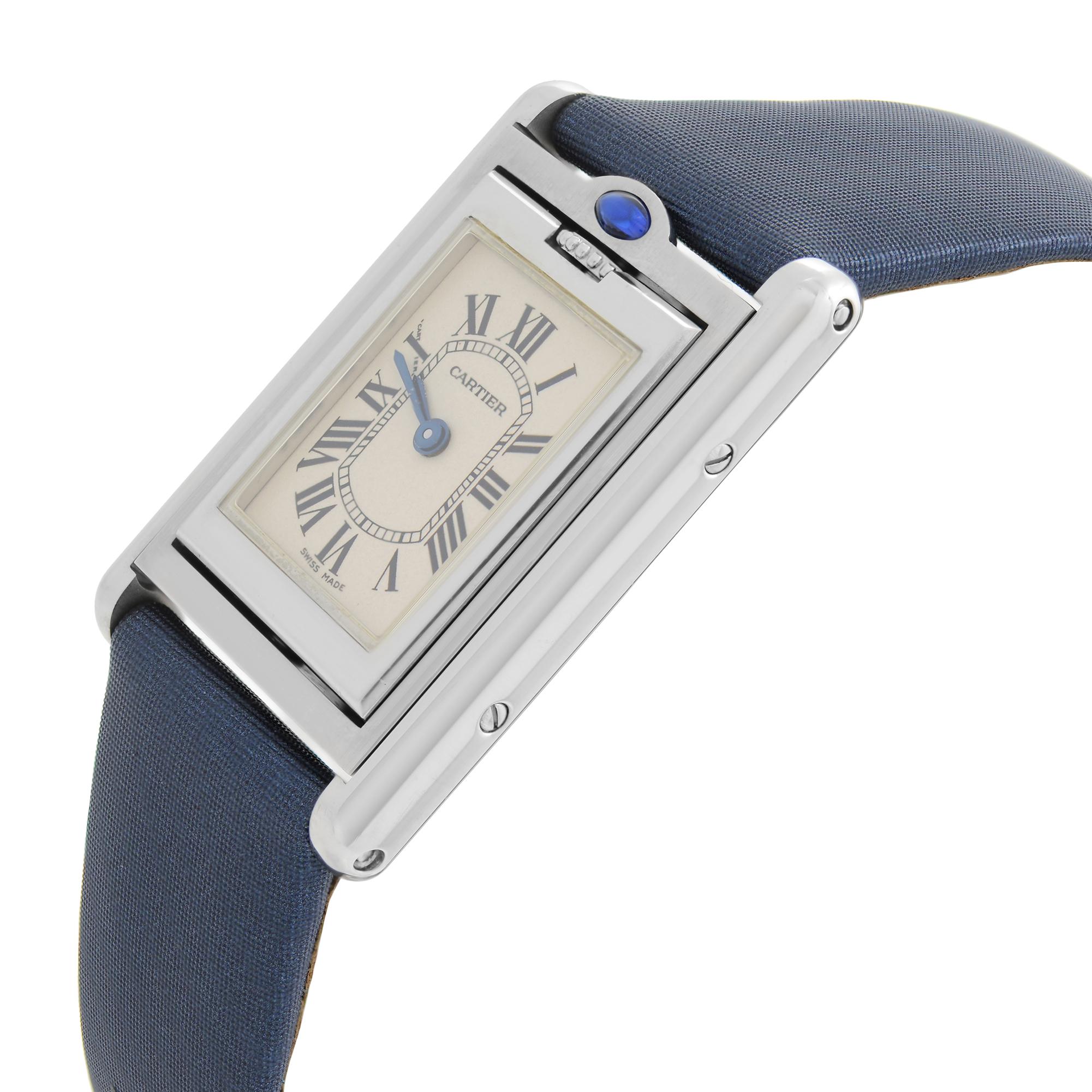 cartier reversible watch