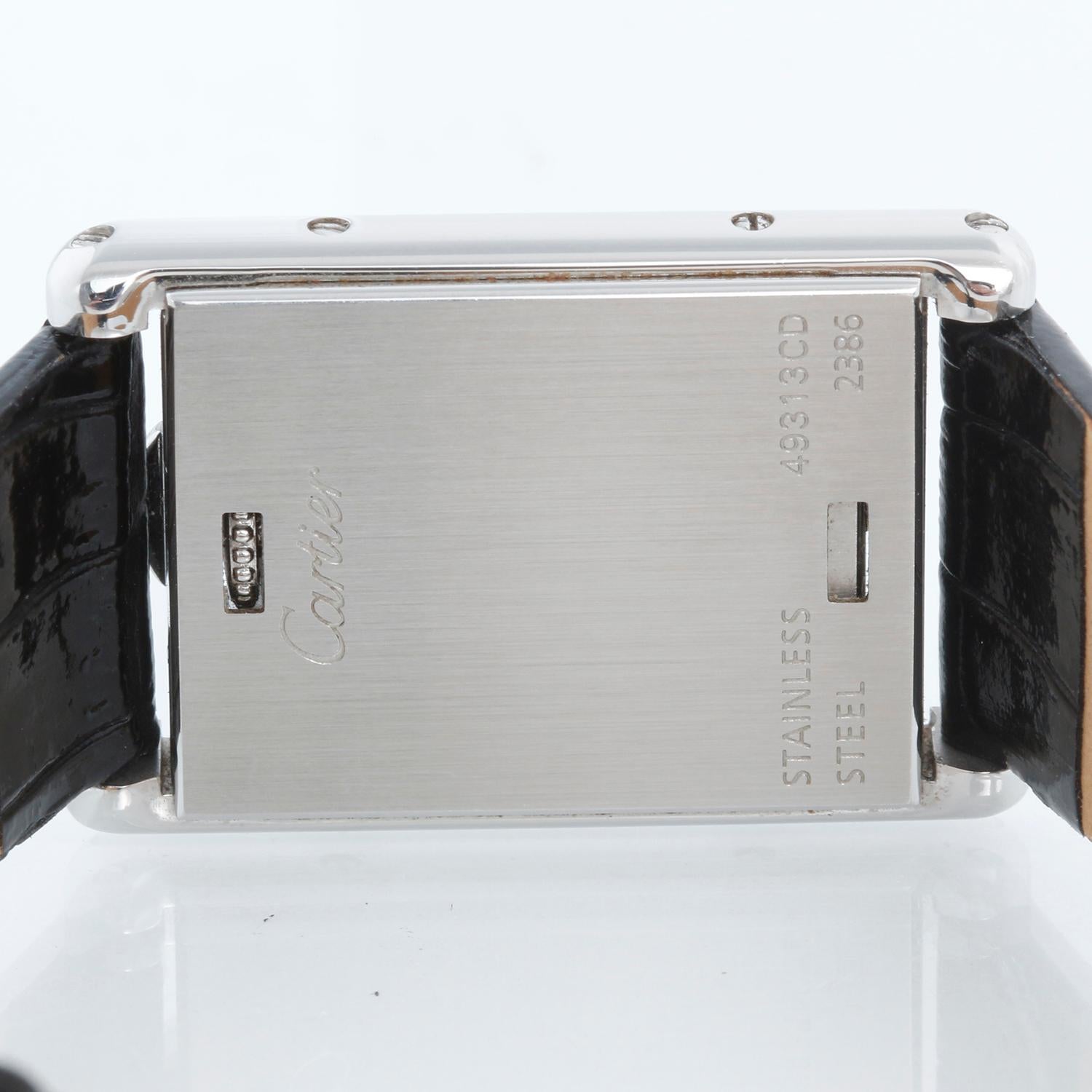 Cartier Tank Basculante Watch Ref 2386 Ladies 1