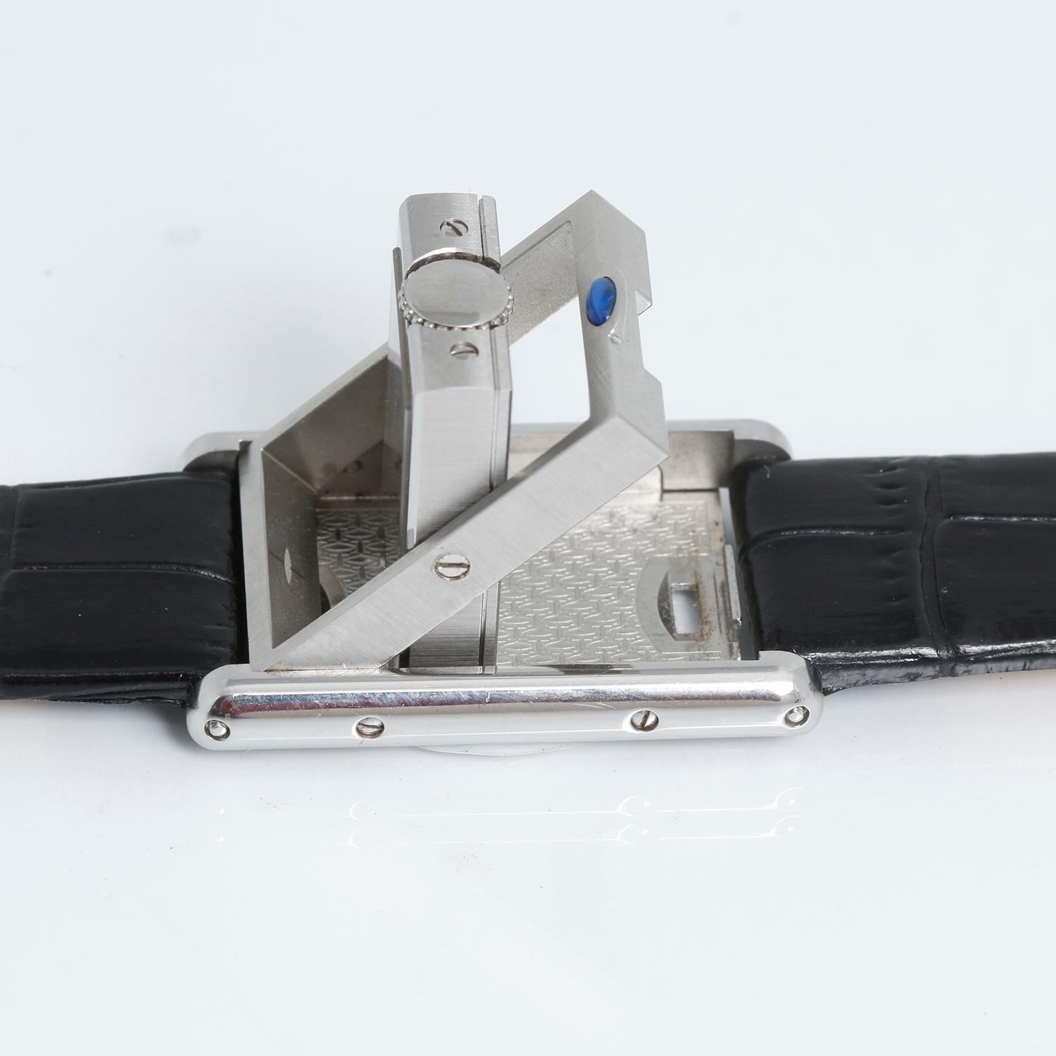 Cartier Tank Basculante Watch Ref 2386 Ladies 1