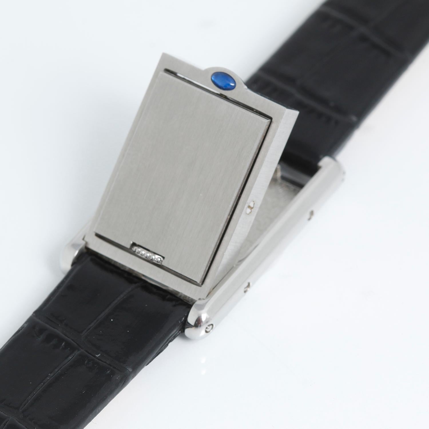 Cartier Tank Basculante Watch Ref 2386 Ladies 2