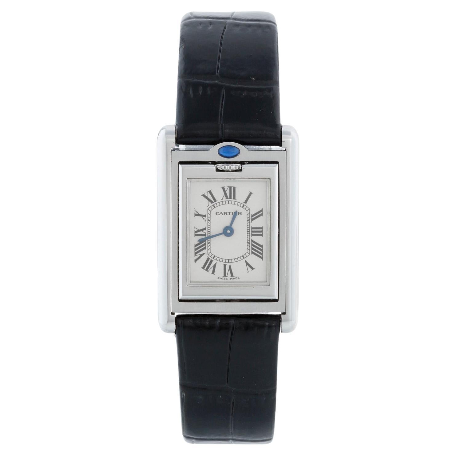 Cartier Tank Basculante Watch Ref 2386 Ladies For Sale