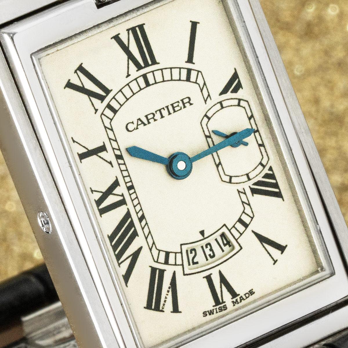 Cartier Tank Basculante XL 26mm 2522 in vendita 2
