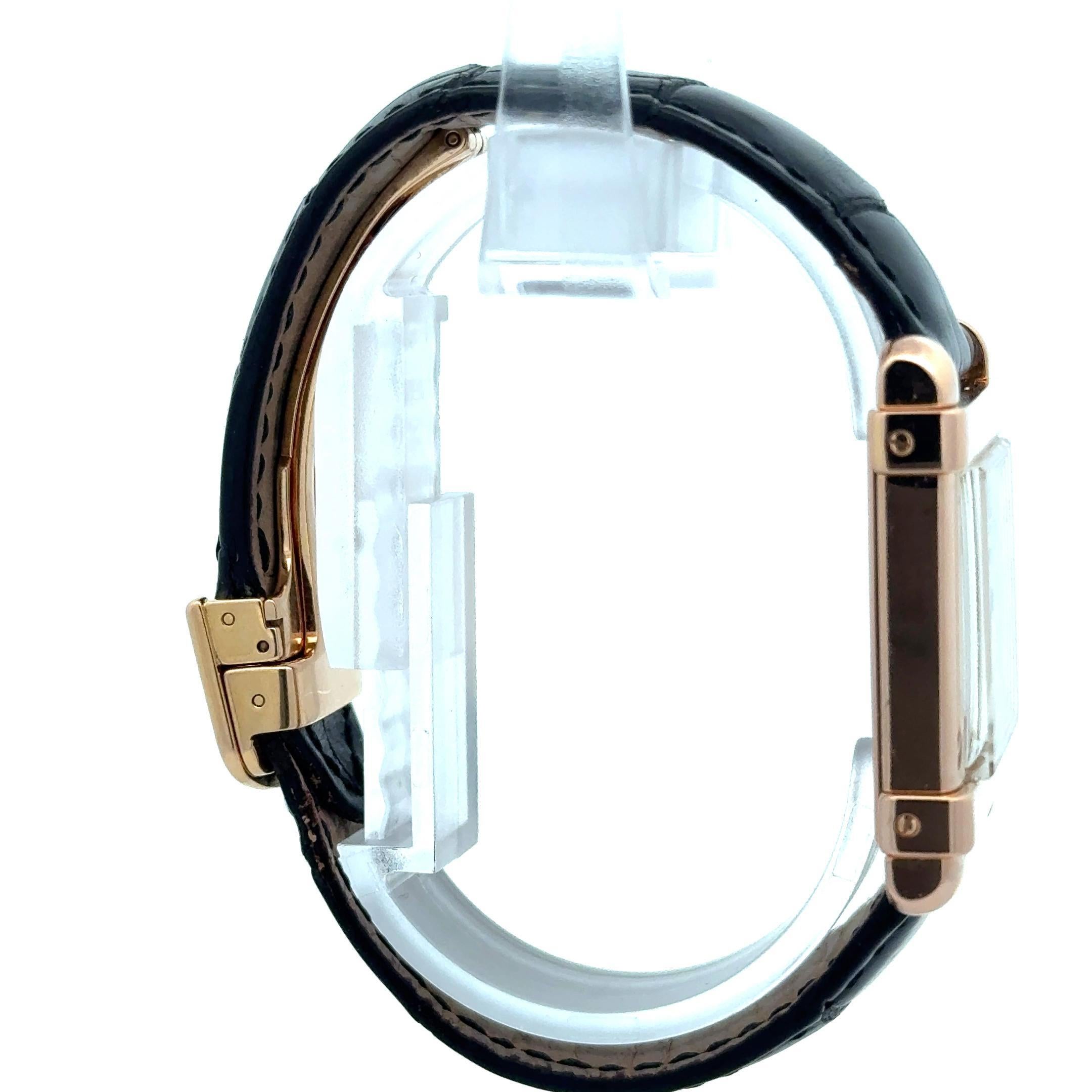da uomo o donna Cartier Tank Chinoise 2684G Orologio da polso in oro rosa 18 carati con scatola in vendita