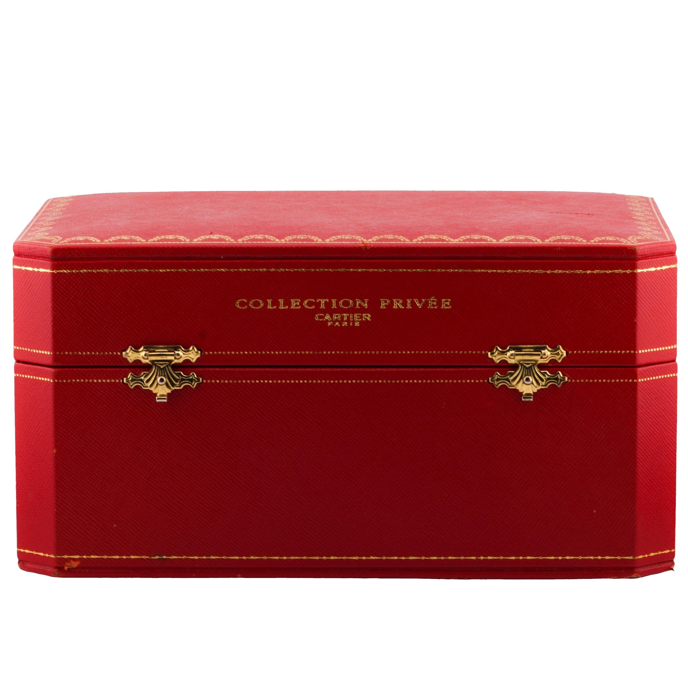 Cartier Tank Chinoise 2684G Orologio da polso in oro rosa 18 carati con scatola in vendita 4