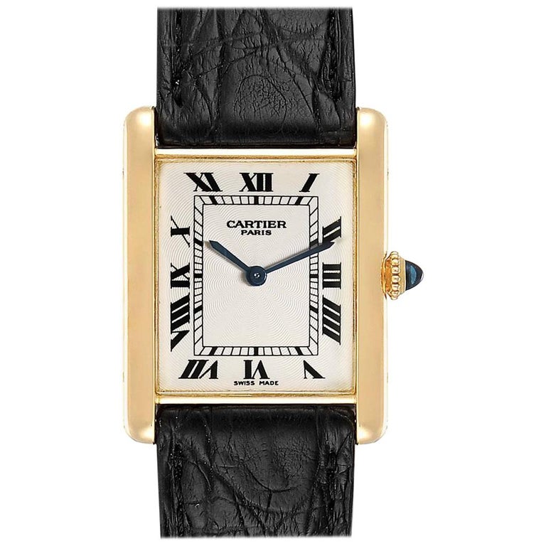 Slim Men’s Cartier Watch: Timeless Elegance in Minimal Design