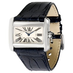 Cartier: Edelstahl Damenuhr Tank Divan 2599