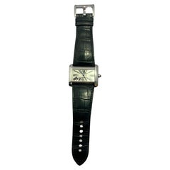 Cartier Tank Divan Stainless Steel Watch