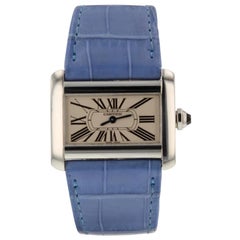 Cartier Tank Divan W6300255, Silver Dial, Certified and Warranty