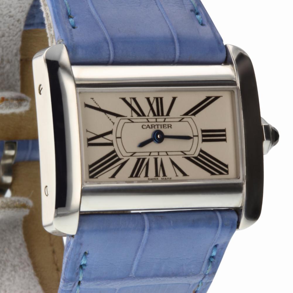 Cartier Tank Divan W6300255, Silver Dial, Certified and Warranty 1