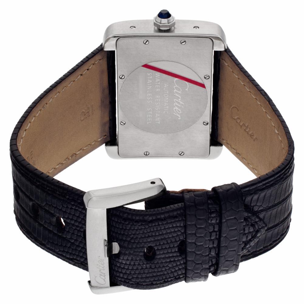 Men's Cartier Tank Divan W6300755, Black Dial, Certified and Warranty For Sale