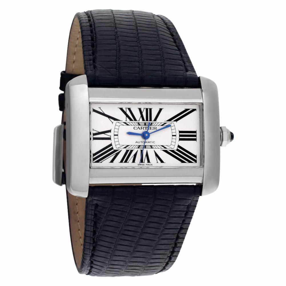 Cartier Tank Divan W6300755, Black Dial, Certified and Warranty For Sale 1