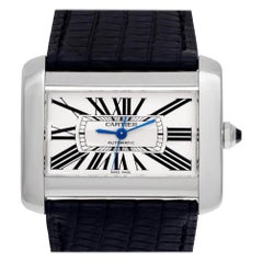 Cartier Tank Divan W6300755, cadran noir, certifié et garanti