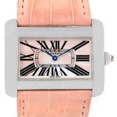 Cartier Tank Divan XL Limited Edition MOP Dial Steel Watch W6301455