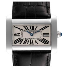 Cartier Tank Divan XL Silber Zifferblatt Unisex Uhr W6300755