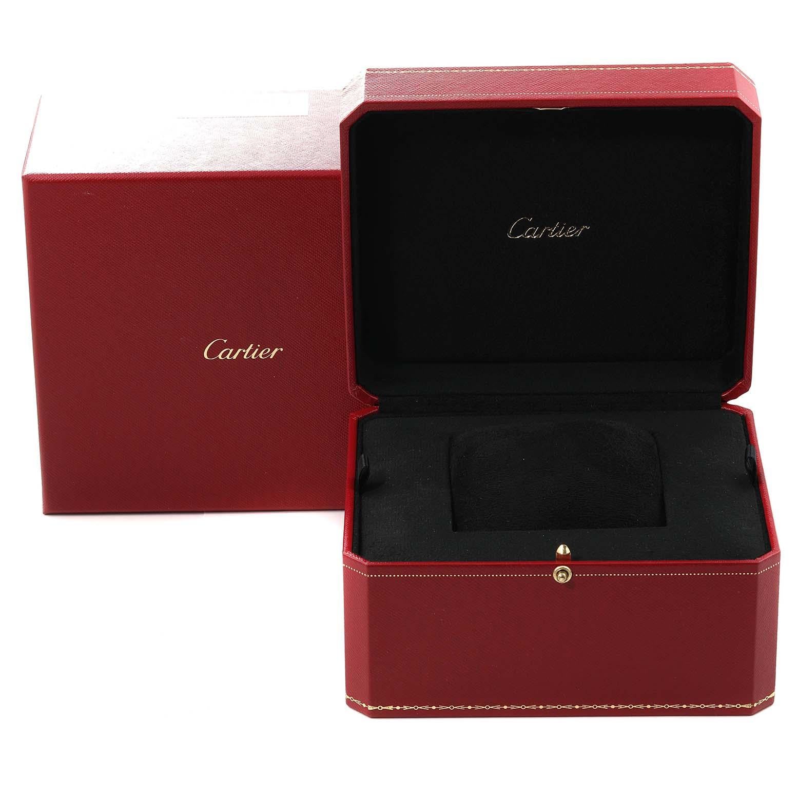 Cartier Montre Tank Divan pour femme en or jaune et diamants WA301036 en vente 1