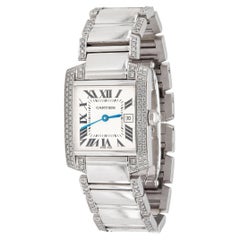 Reloj Cartier Tank Francais con diamantes