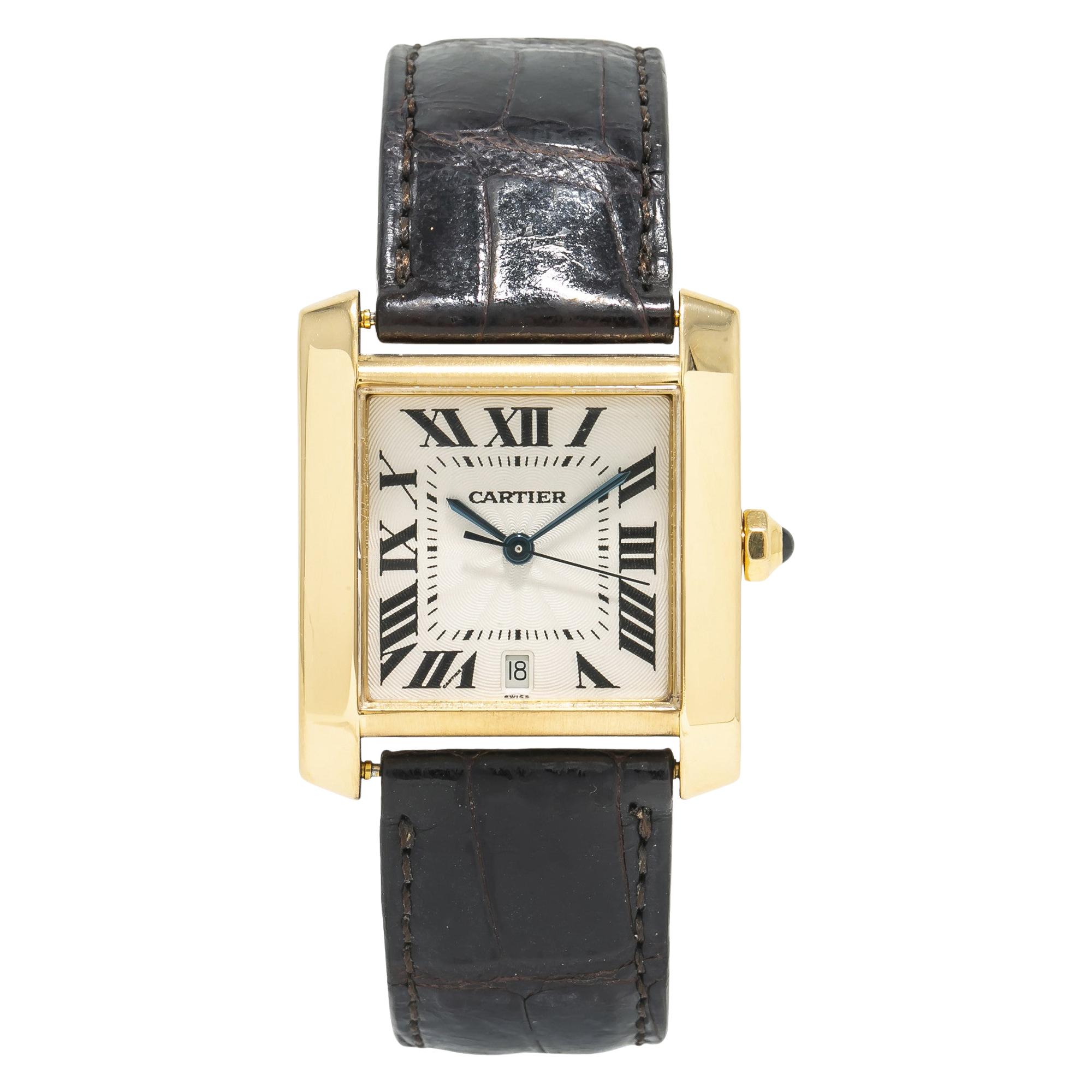Cartier Tank Francaise 1840, Off-White Dial, Certified and Warranty For Sale