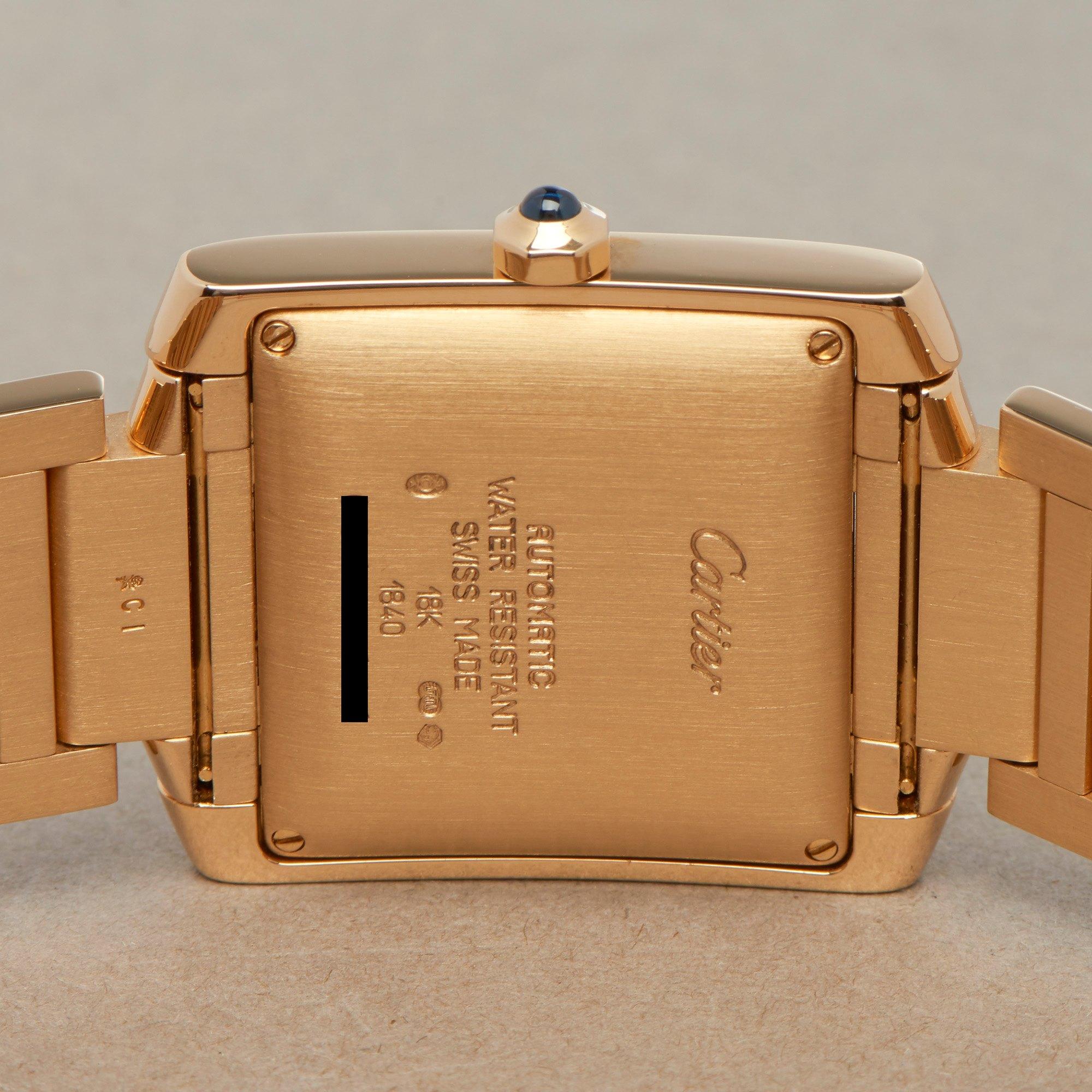 Cartier Tank Francaise 1840 Men Yellow Gold 0 Watch 1