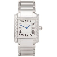 Cartier Tank Francaise 18k White Gold 2404
