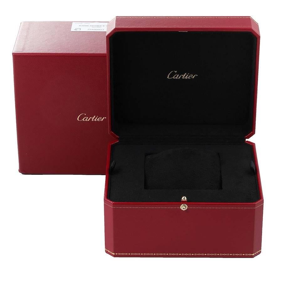 Cartier Tank Francaise 18K White Gold Diamond Ladies Watch WE1002S3 5