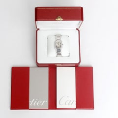 Cartier Tank Francaise 18 Karat White Gold Ladies Watch WE1020S3