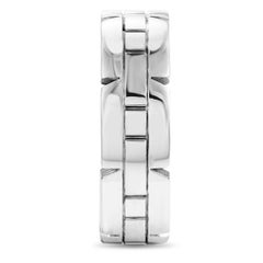 Cartier Tank Française 18 Karat White Gold Ring
