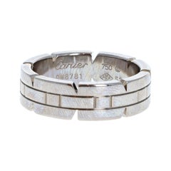 Cartier Tank Francaise 18k White Gold Ring