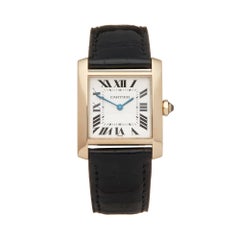 Cartier Tank Francaise or jaune 18k 1821 ou W5000356