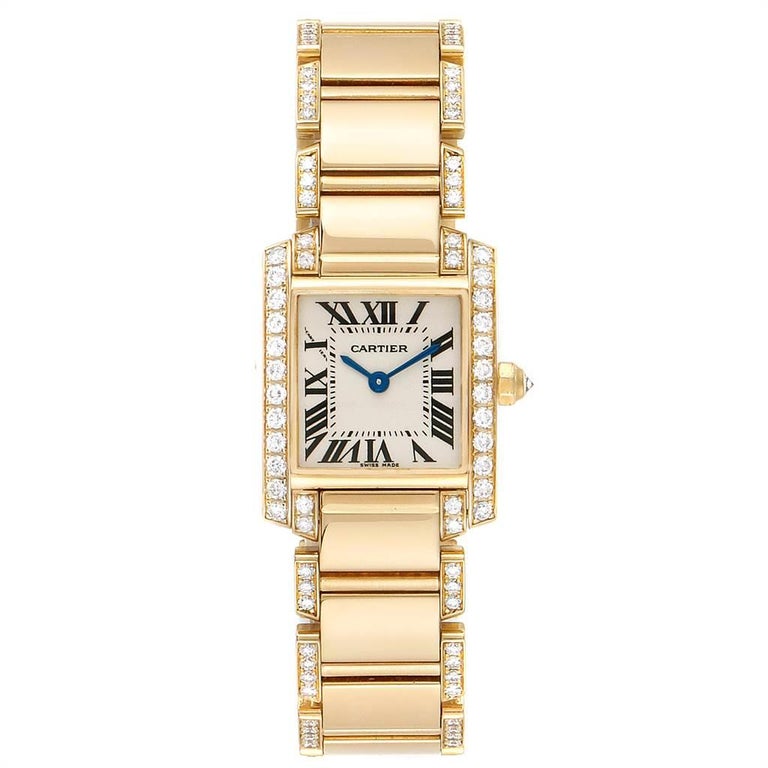 used ladies cartier tank watch