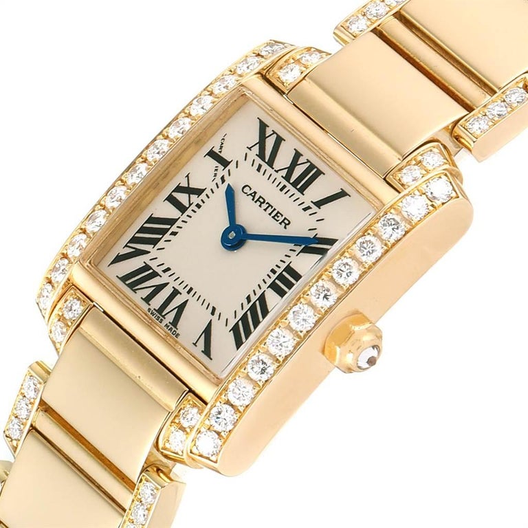 used ladies cartier tank watch